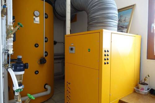 Luftwärmepumpe mit Pufferspeicher - 