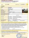 Energieausweis - 
