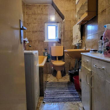 Badezimmer mit Wanne - 