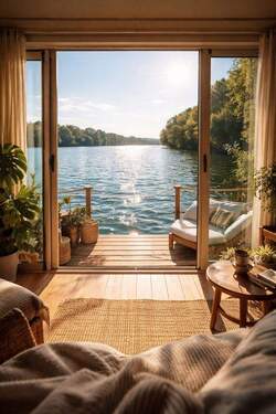 Aussicht aus dem Wohnzimmer - 