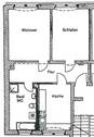 Grundriss Post25-WE07 - 2 Zimmer Etagenwohnung in Meißen