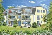 Ansicht Gartenseite_Prospekt - M-Untergiesing - in 6-Fam-Haus, hochwertige 3-Zi-Wohnung mit EBK, Balkon, Aufzug - VERMIETET