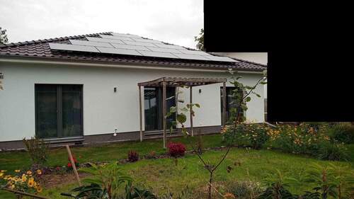 Bild 1 - Neubau Bungalow ca. 120 m2 WF auf 500 qm Grd. südlichen Stadtdrand (15827) mit S-Bahn & RE-Anschluss