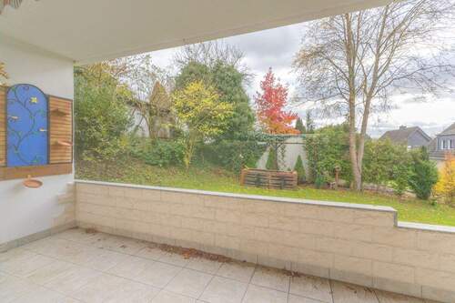 Balkon mit Gartenansicht - Etagenwohnung mit 84,00 m² in Menden zum Kaufen