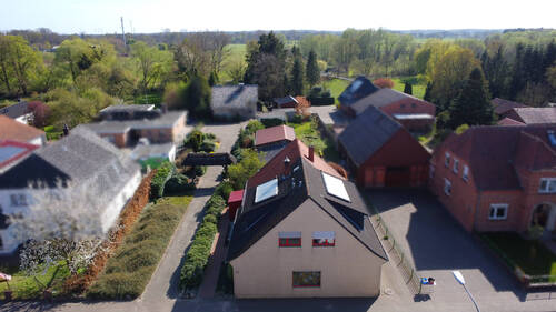 Hausansicht_oben - 8 Zimmer Mehrfamilienhaus, Wohnhaus in Ottersberg