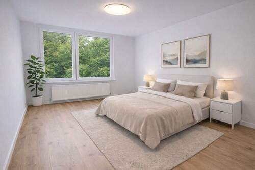 Schlafzimmerbeispiel - 3 Zimmer Etagenwohnung zum Kaufen in München