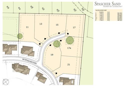 Lageplan_Am Spascher Park - Traumhaft gelegenes Grundstück im neuen Wohngebiet -Am Spascher Park-