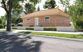 BG78 - Straßenansicht - Bungalow mit 77,00 m&sup2; in Nägelstedt zum Kaufen