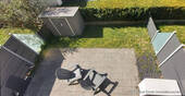 Die Terrasse von oben - 