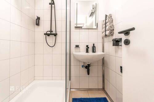 Badezimmer - Etagenwohnung mit 26,10 m&sup2; in Essen zur Miete