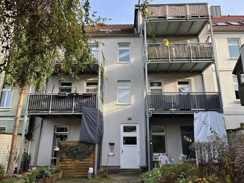 Ansicht Garten - 1 Zimmer Mehrfamilienhaus, Wohnhaus in Schwerin