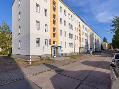 Ansicht der Eingangsseite vom Objekt - 