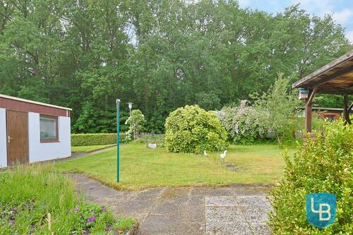Blick in den Garten - Einfamilienhaus mit 156,00 m&sup2; in Bösdorf zum Kaufen