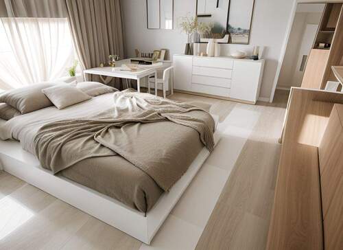 Visualisierung Schlafzimmer - Etagenwohnung mit 72,40 m&sup2; in Freising zum Kaufen