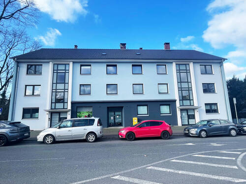 Frontansicht - Mehrfamilienhaus mit 12 WE + 2 WE Ausbaureserve im DG 1GE 6 Garagen