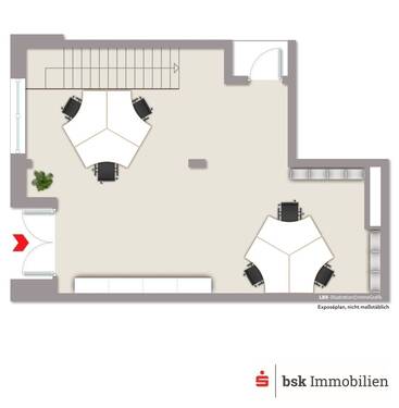 Gewerbeeinheit 2 möbliert EG - 