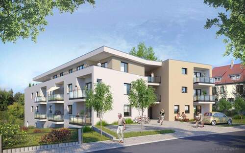 Visualisierung - Modern und sorgenfrei wohnen in der Rottweiler Altstadt