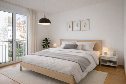 Schlafzimmer mit Wohlfühlfaktor - KI Möbel - 