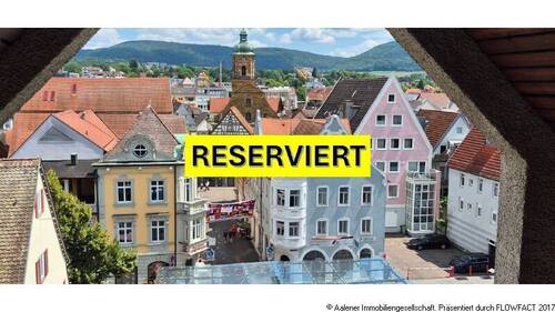 Aussicht vom Wohnzimmer - RESERVIERT! 3,5-Zimmer-Maisonette-Wohnung in beliebter Zentrumslage