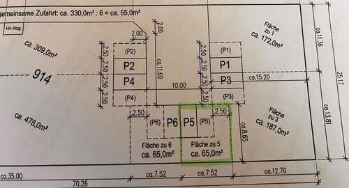 Flurstück Garten/Parken - 