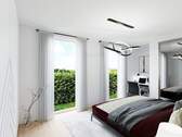 Visualisierung Schlafen - 4 Zimmer Etagenwohnung in Röthenbach an der Pegnitz