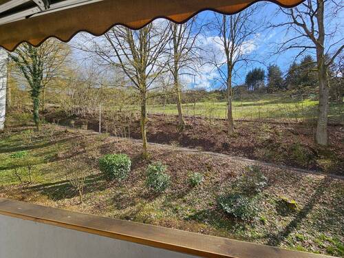 idyllischer Ausblick in die Natur - 
