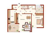 Wohnungsgrundriss / 1. Obergeschoss - 