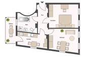 Wohnungsgrundriss - 