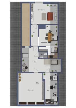 Möbliervorschlag Obergeschoss - 