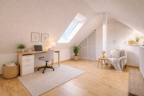 ausgebautes Dachgeschoss ideale für Homeoffice - 