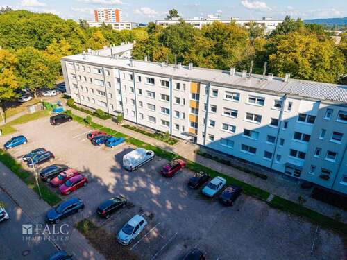 Luftbild - 3 Zimmer Etagenwohnung in Karlsruhe