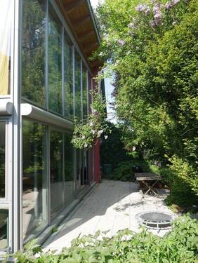 Studio mit Fensterfront - 6 Zimmer Etagenwohnung in Stuttgart