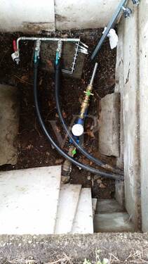 neuer Wasseranschluss - 