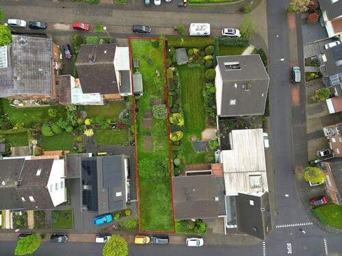 Draufsicht Grundstück - Doppelhaushälfte in Wesseling / Urfeld zum Kaufen