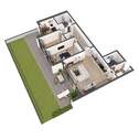 3D - Grundriss W01 - 