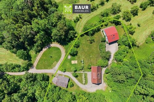 Luftaufnahme - 1 Zimmer Einfamilienhaus in Deggenhausertal