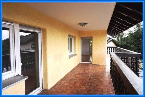großer und sonniger Balkon - 