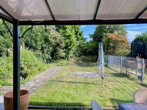 Blick in Garten - Reihenmittelhaus mit 112,00 m&sup2; in Niederkrüchten zum Kaufen