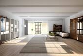 Wohnzimmer_Staging_1 - 7 Zimmer Mehrfamilienhaus, Wohnhaus zum Kaufen in Griesheim