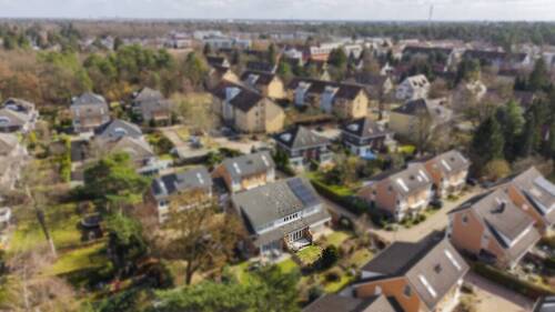 Vogelperspektive Umgebung - 5 Zimmer Reihenmittelhaus in Kleinmachnow