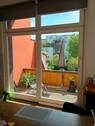 Blick auf den Balkon zum Hof - 