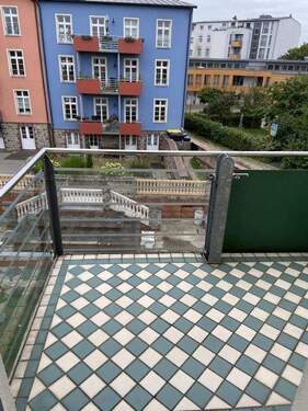 Balkon - 3 Zimmer Etagenwohnung in Schwerin