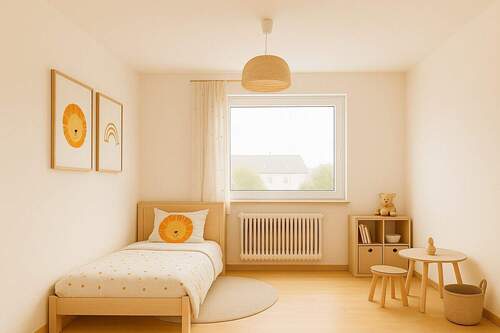 OG Kinderschlafzimmer - visualisiert - 
