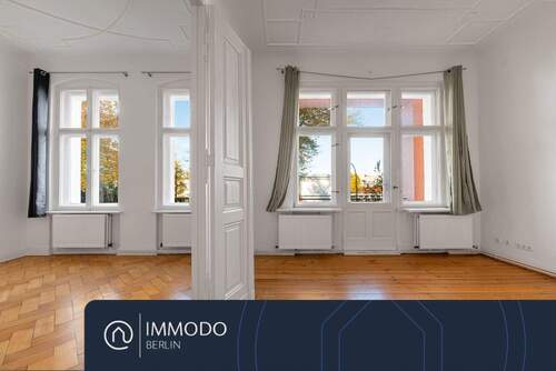 Wohnzimmer - ?? Altbautraum zw. Görli & Oberbaumbrücke - Charmante 4- Zi-Whg, mit Stuck, Dielen & großer Küche
