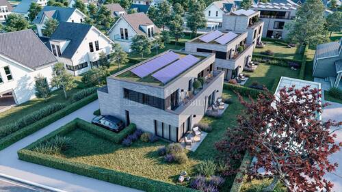 9 - Visualisierung – Gesamtansicht des Neubauprojekts - 