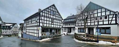 Die Fachwerkhäuser im Dorf - 