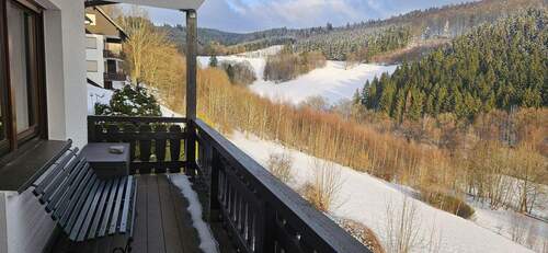 Weitläufiger Blick vom Balkon - 