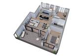 3D - Grundriss W09 - 