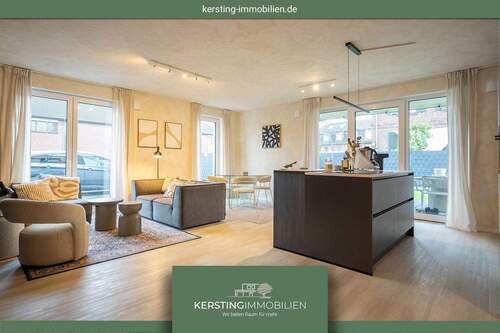 Krefeld - Oppum - Zeitgemäß & energieeffizient: Hochwertige Gartenwohnung im modernen Neubauensemble