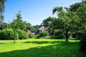 Garten 1 - Traumhaftes Reetdach-Anwesen inkl. Bauplatz im Künstlerort Worpswede